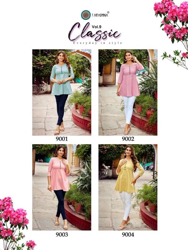 Aradhna Classic Vol 9 Fancy Western Ladies Top Collection