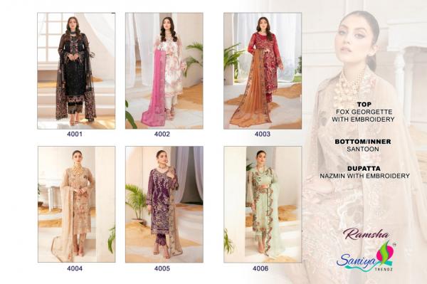 Saniya St Ramsha 21 Georgette Designer Pakistani Suit Collection