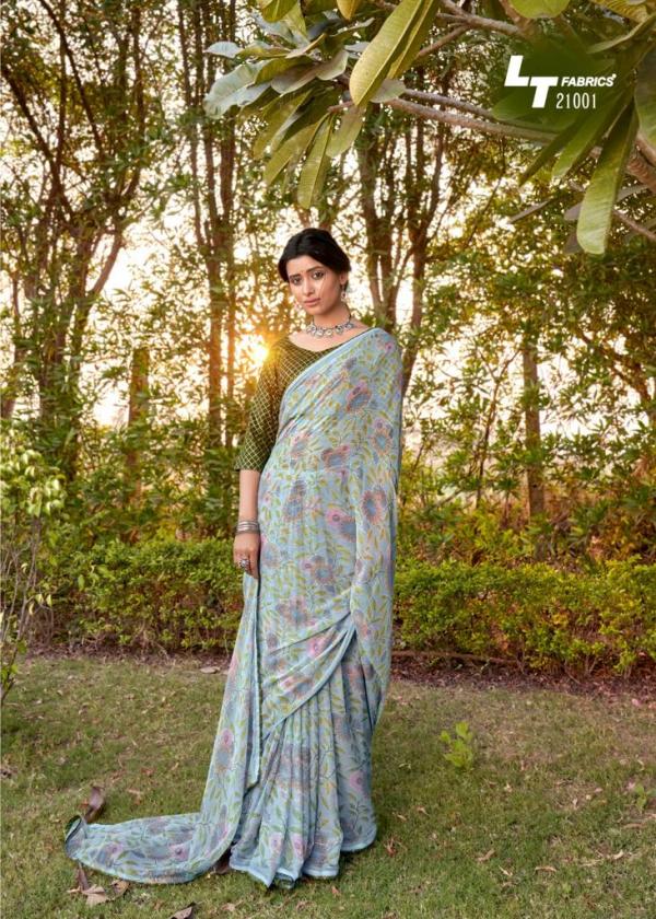 lt fashion mahima chiffon exclusive print saree catalog