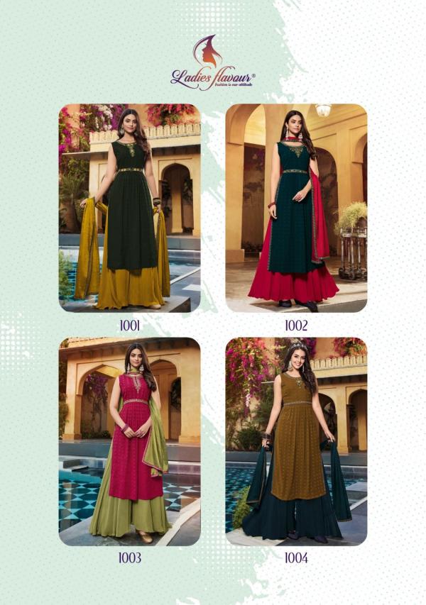 Ladies Flavour Sagun Party Wear Kurti With Bottom Dupatta Collection