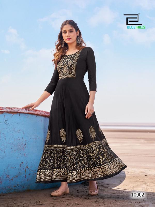 Blue Hills Poshak Vol 10 Fancy Ocassional Anarkali Kurti Collection