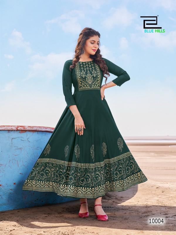 Blue Hills Poshak Vol 10 Fancy Ocassional Anarkali Kurti Collection