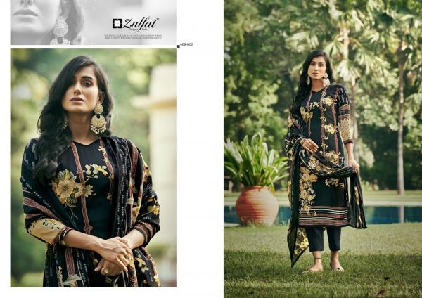 zulfat designer suit hayaat pure crape elegant look salwar suit catalog