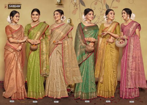 Sangam Manikarnika Ocassional Banarasi Silk Saree Collection