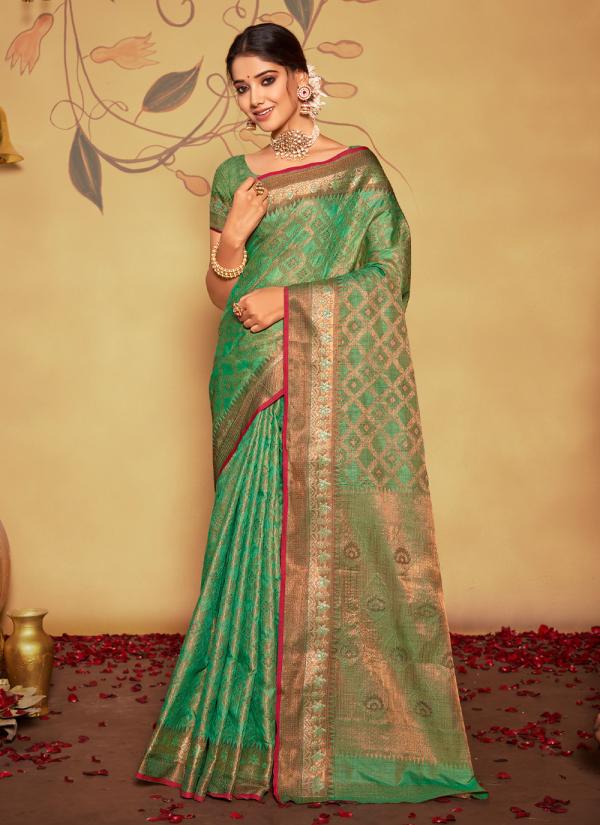 Sangam Manikarnika Ocassional Banarasi Silk Saree Collection