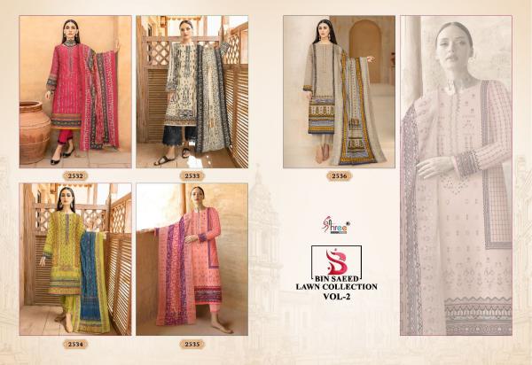 Shree Bin Saeed Lawn Collection Vol 2 Exclusive Pakistani Salwar Suit