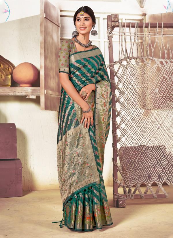 Bunawat Anjani Designer Organza Saree Collection