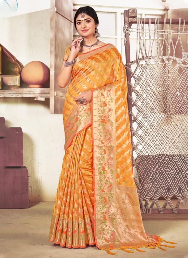 Bunawat Anjani Designer Organza Saree Collection