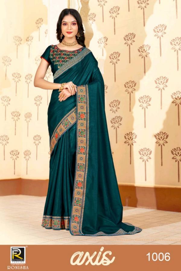 Ronisha Axis Fancy Art Silk Saree Collection 