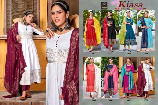 Smit Kiasa Vol 3 Rayon Fancy Kurti with Dupatta Collection