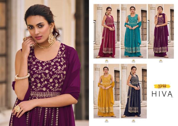 Ajraa Hiva Vol 2 Exclusive Georgette Designer Party Wear Kurti Collection