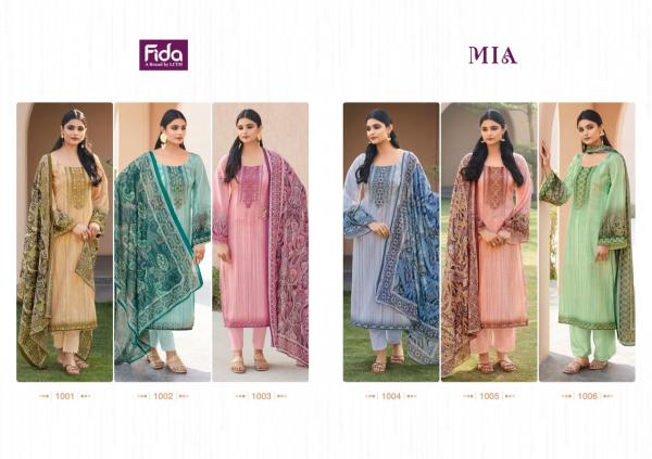fida mia Karachi cotton regal look salwar suit catalog