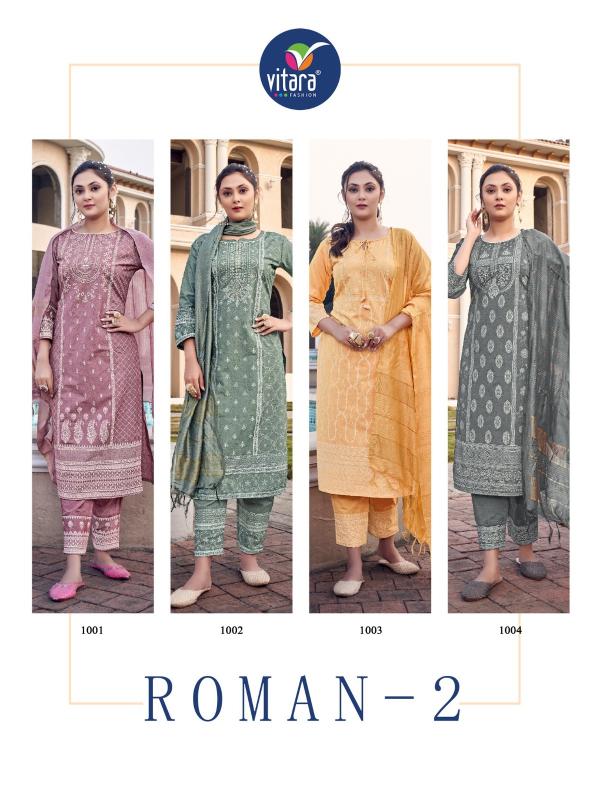 Vitara Roman 2 Fancy Cotton Designer Excluisve Readymade Collection