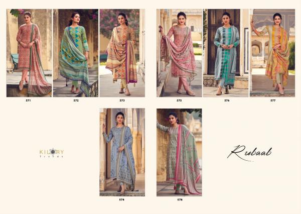 Kilory Rubaab Designer Cotton Salwar Suit Collection