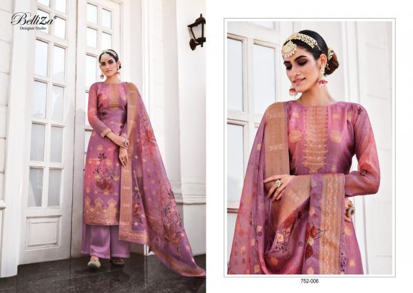 belliza designer studio shahinoor organza gorgeous look salwar suit catalog