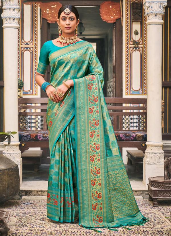 sangam print saachi silk silk gorgeous look saree catalog