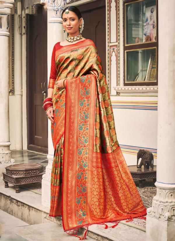 sangam print saachi silk silk gorgeous look saree catalog