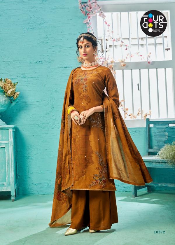 fourdots nidhi crep exclusive print salwar suit catalog