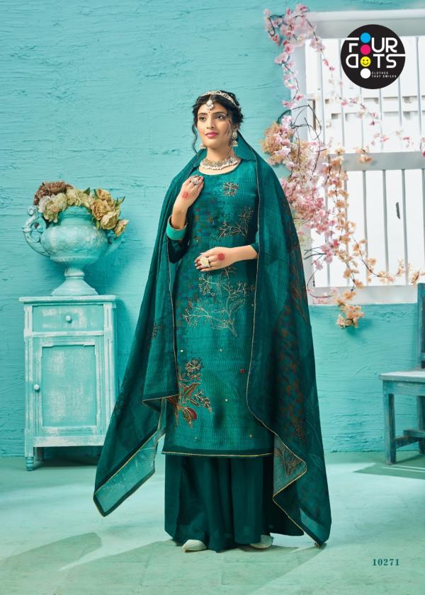 fourdots nidhi crep exclusive print salwar suit catalog