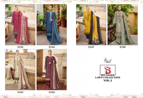 Shree Bin Saeed Lawn Collection Vol 3 Exclusive Pakistani Salwar Suit