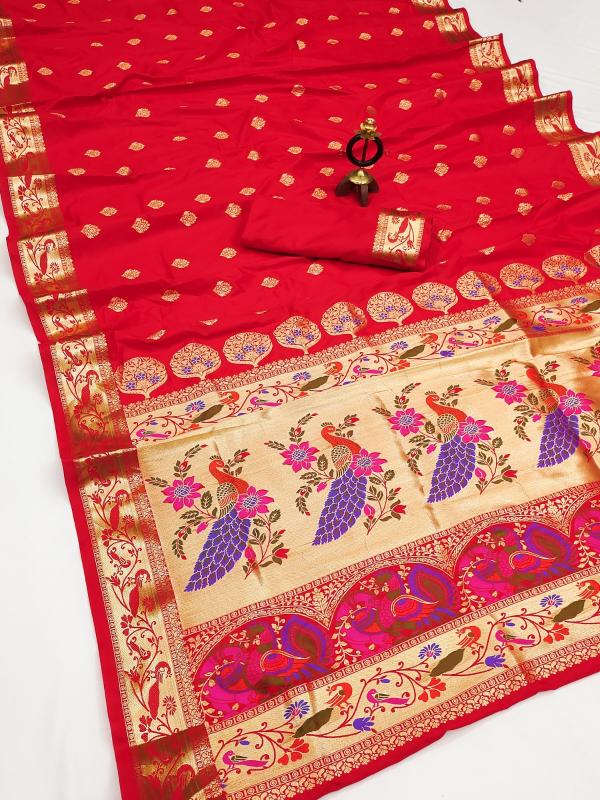 Meera 141 Designer Heavy Paithani Silk Saree Collection