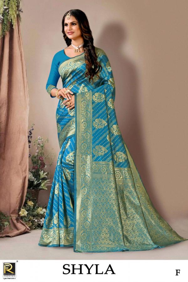 Ronisha Shyla Casual Wear Silk Saree Collection 