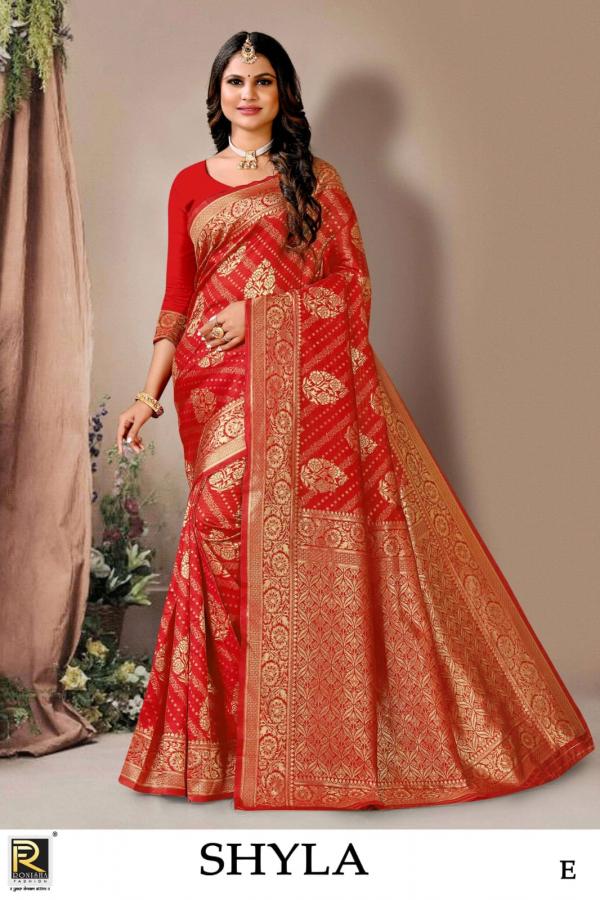 Ronisha Shyla Casual Wear Silk Saree Collection 
