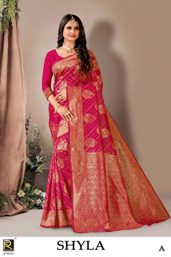 Ronisha Shyla Casual Wear Silk Saree Collection 