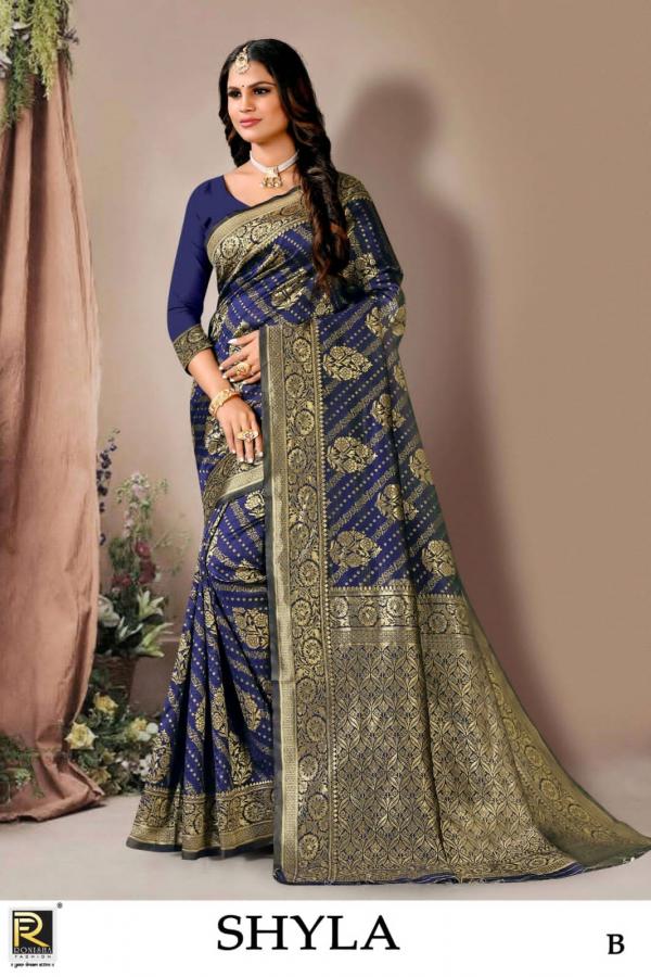 Ronisha Shyla Casual Wear Silk Saree Collection 