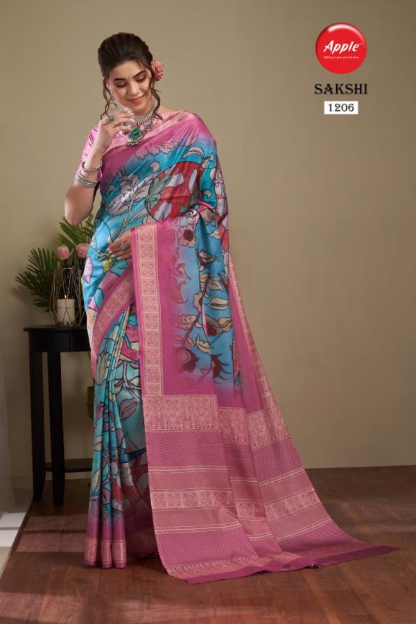 Apple Sakshi Vol 12 Fancy Manipuri Silk Saree Collection