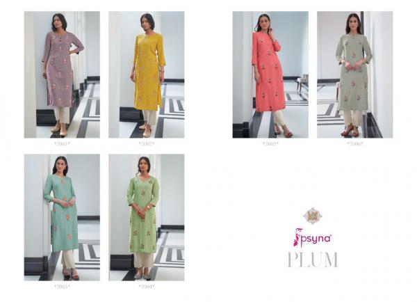 Psyna Plum Vol 2 Rayon Fancy Designer Kurti Collection