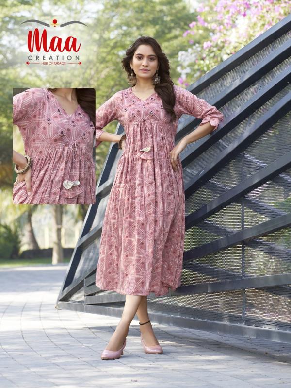 Maa Alia Size Set Cotton Designer Kurti Collection