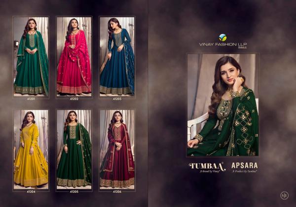 Vinay Tumbaa Apsara Ready Made Gown With Dupatta Collection