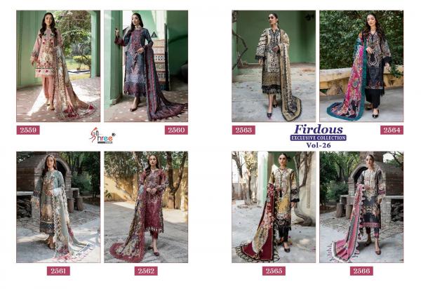 Shree Firdous Exclusive Collection Vol 26 Pakistani Suits Collection