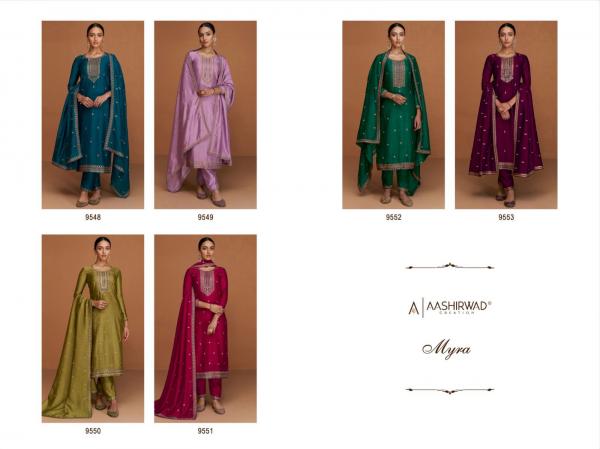 Aashirwad Gulkand Myra Silk Exclusive Designer Salwar Suit Collection