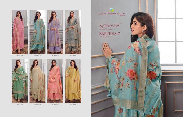 Vinay Kaseesh Zareena 7 Jaquard  Designer Salwar Suit Collection