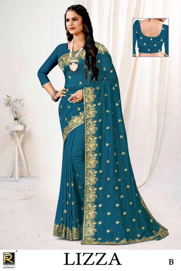 Ronisha Lizza Designer Art Silk Saree Collection 