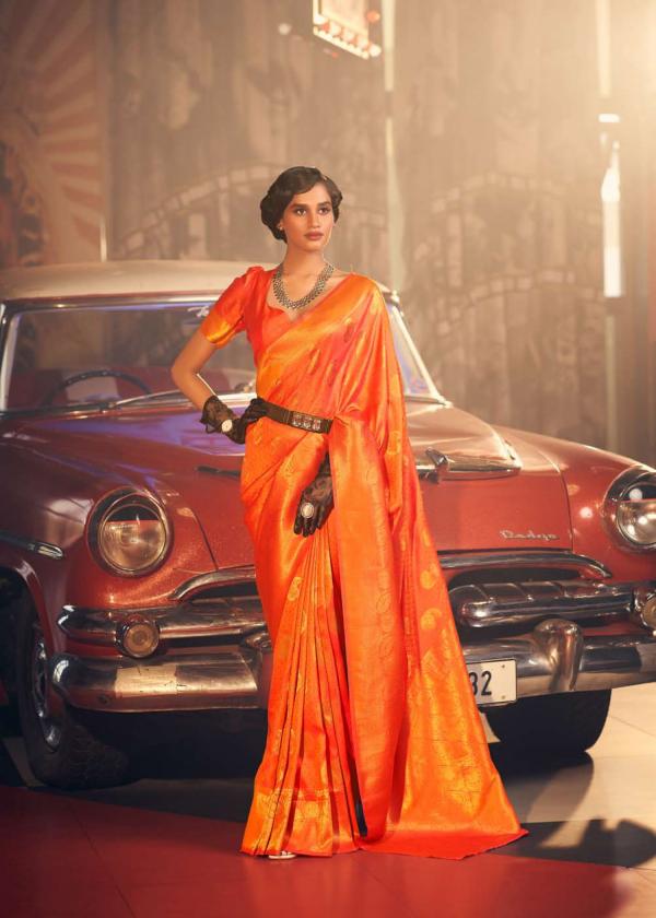 The Fabrica Simonetta Party Wear Designer Silk Saree Collection