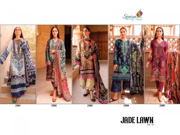 Saniya Jade Lawn Vol 23 Fancy Pakistani Suit Collection