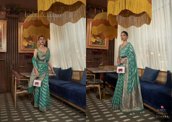 Rajtex Kahana Organza Two Tone Designer Saree Collection