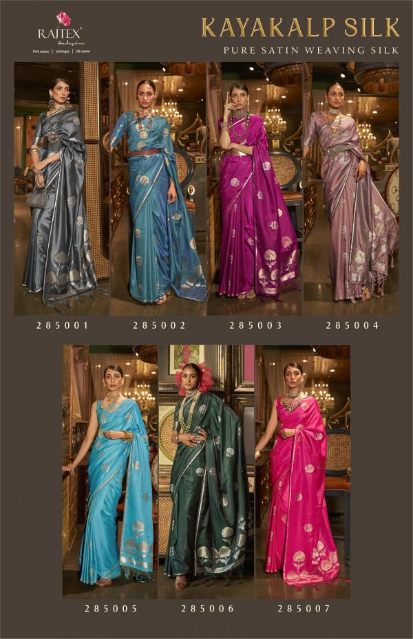 Rajtex Kayakalp Silk Designer Satin Silk Saree Collection