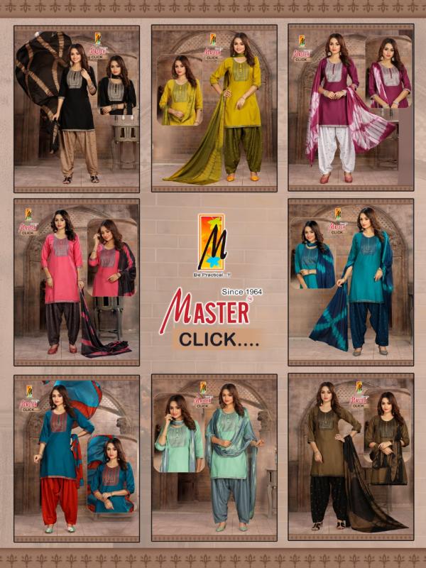 Master Click Patiyala Kurti With Bottom Dupatta Collection