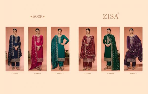 Zisa Noor Ocassional Silk Designer Salwar Suit Collection