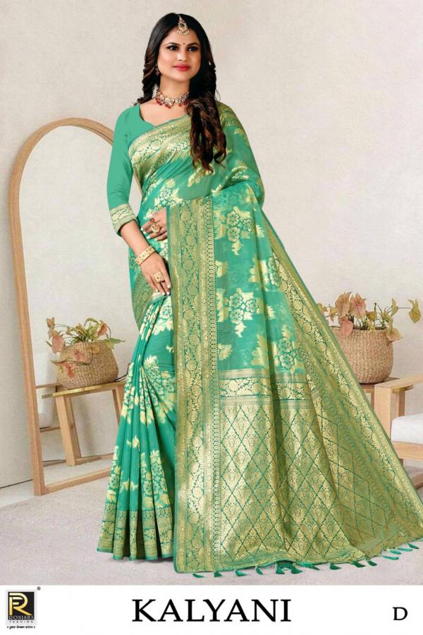 Ronisha Kalyani Soft Cotton Silk Designer Saree Collection 