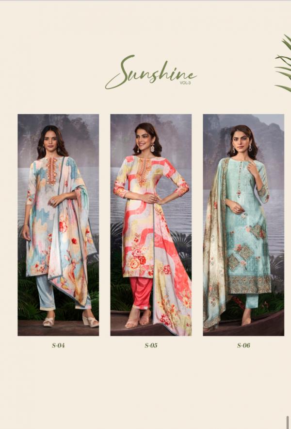 1Love Sunshine Vol 3 Designer Kurti With Bottom Dupatta Collecttion