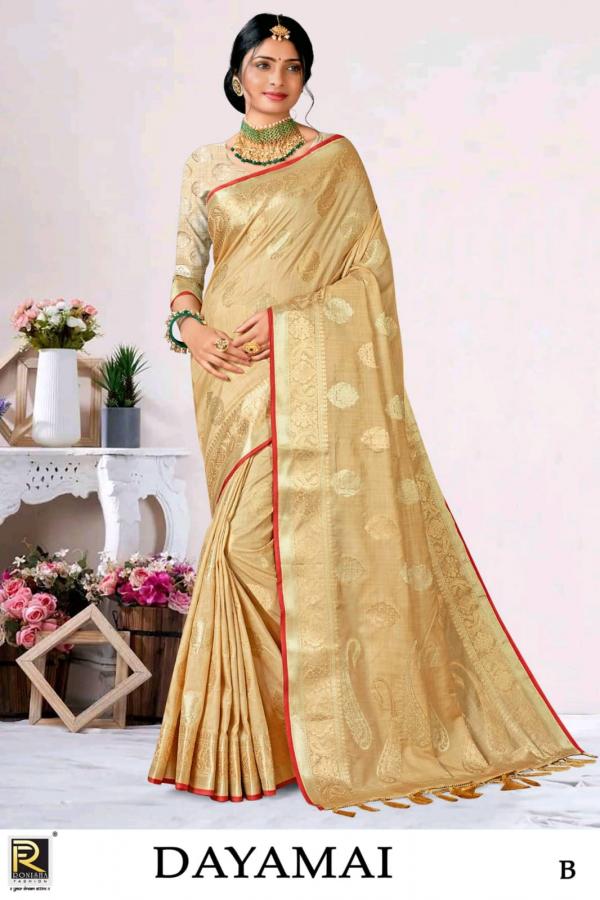 Ronisha Dayamai Designer Banarasi Silk Saree Collecton