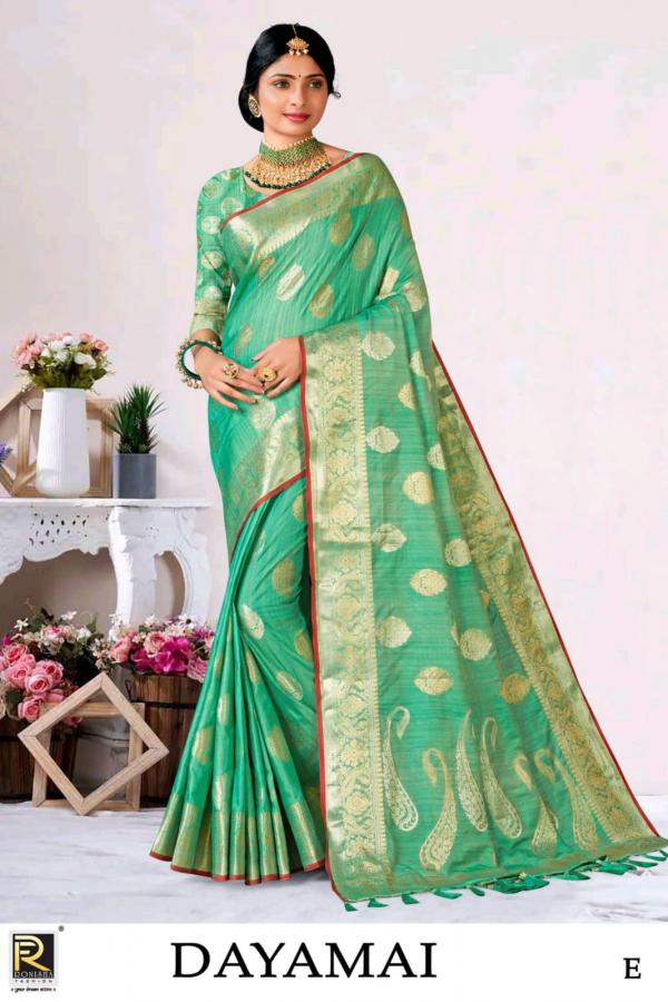 Ronisha Dayamai Designer Banarasi Silk Saree Collecton