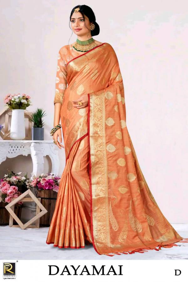 Ronisha Dayamai Designer Banarasi Silk Saree Collecton