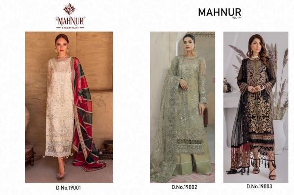 Mahnur Vol 19 Fancy Designer Pakistani Suit Collection