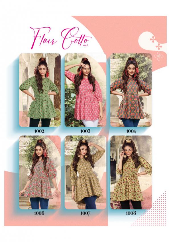 Flair Cotto Vol 1 By Passion Tree Fancy Ladies Top Collection